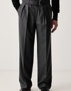 Officine Generale pantaloni de costum pentru bărbați din lână NASH