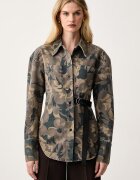 Pinko cămașă pentru femei din denim