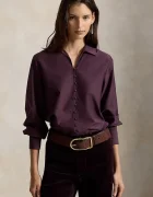 Polo Ralph Lauren cămașă de damă cu amestec de mătase