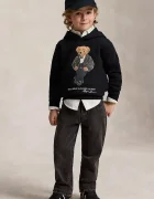 Polo Ralph Lauren hanorac cu glugă pentru copii cu bumbac