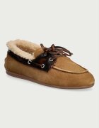 Posa mocasini pentru femei din piele întoarsă Boat Loafer