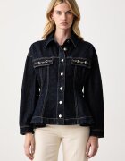 Retrofete cămașă pentru femei din denim Jeannie