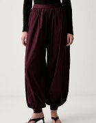 Rotate pantaloni pentru femei din bumbac