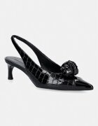 Rotate pantofi cu toc stiletto din piele