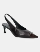 Rotate stilettos de piele