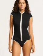 Seafolly top de baie pentru femei Cap Sleeve Sunvest