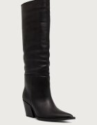 Steve Madden cizme cu toc pentru femei din piele Menthe