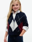 Tommy Hilfiger cardigan pentru copii cu amestec de lână