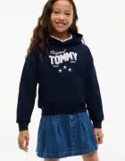 Tommy Hilfiger hanorac cu glugă pentru copii din bumbac