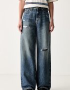 Tommy Jeans blugi wide leg pentru femei