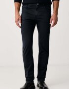 Trussardi pantaloni pentru bărbați din bumbac cu elastan