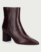 Twinset botine cu toc pentru femei din piele