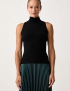 Twinset pulover cu guler înalt pentru femei cu vâscoză