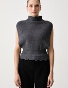 Twinset vestă pentru femei cu lână