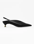 Vanda Novak tocuri cu toc jos din piele Molly Deep Black