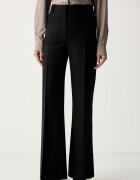 Victoria Beckham pantaloni de costum pentru femei cu bumbac Alina