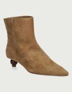 Weekend MaxMara botine pentru femei din piele întoarsă