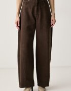 Weekend MaxMara pantaloni pentru femei din bumbac WKDORDINE