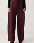 Weekend MaxMara pantaloni pentru femei din bumbac WKDORDINE