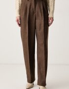 Weekend MaxMara pantaloni pentru femei din lână WKISTADIO