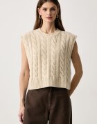 Weekend MaxMara vestă pentru femei din lână WKDCLOWN