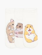 Cropp 3 pack șosete cu imprimeu - multicolor