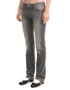 Cropp Blugi slim cu efect prespălat - GRI