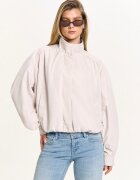 Cropp Geacă bomber uni - crem