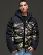 Cropp Geacă camuflaj cu glugă - verde
