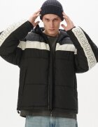 Cropp Geacă matlasată bufantă cu glugă - negru