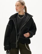 Cropp Geacă sherpa - negru