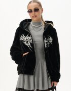 Cropp Geacă sherpa - negru