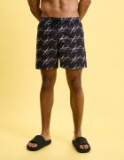 Cropp Pantaloni scurți de baie cu imprimeu - negru