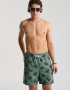 Cropp Pantaloni scurți de baie cu imprimeu - verde-pal