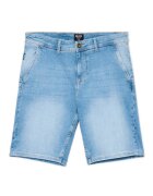 Cropp Pantaloni scurți de blugi cu efect prespălat - albastru
