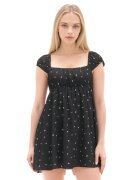 Cropp Rochie cu imprimeu - negru