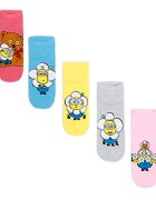 Cropp Set de 5 perechi de șosete Minions - multicolor
