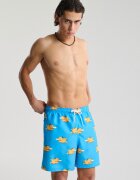 Cropp Șort de baie cu imprimeu integral Pokémon Psyduck - albastru