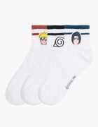 Cropp Șosete 3 pack Naruto - alb