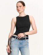 Cropp Top cu bretele - negru