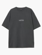 Cropp Tricou cu detaliu brodat - negru-antracit