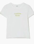 Cropp Tricou cu inscripție - alb