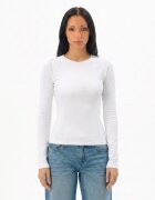 Cropp Tricou cu mânecă lungă - alb