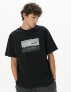 Cropp Tricou negru cu imprimeu - negru