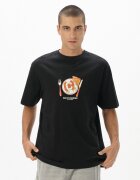 Cropp Tricou negru cu imprimeu - negru