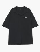 Cropp Tricou polo cu detaliu brodat - negru