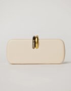  Clutch elegant ivoar cu inchidere metalica dubla