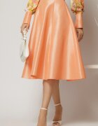  Fusta DY Fashion clos din tafta roz somon