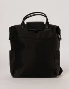  Geanta maxi neagra tip rucsac cu buzunare laterale