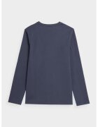 4F Bluza barbati - 302882168 - Bumbac - Albastru